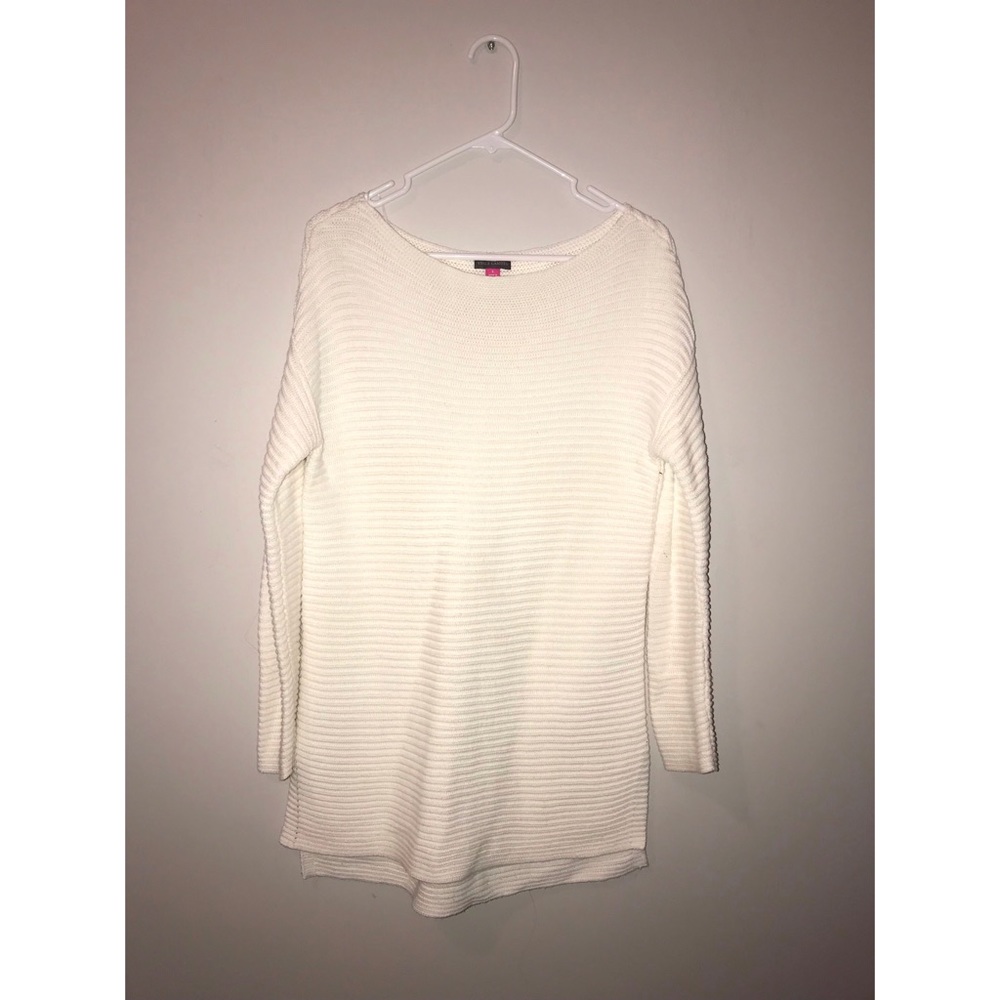 White Xtra Long Sweater